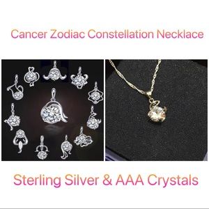 ♋️Cancer Zodiac Constellation Necklace NEW♋️